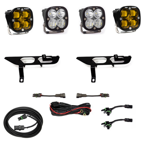 Squadron Sport SAE Fog Pocket LED Light Kit, Fog, Amber | (21-23) F-150 Without Daytime Running Lights | 447698