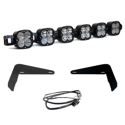 XL Linkable Roof LED Light Kit, Multi-Pattern, Clear, Upfitter Harness | (21-24) Bronco OE Modular Steel Bumper | 447750UP