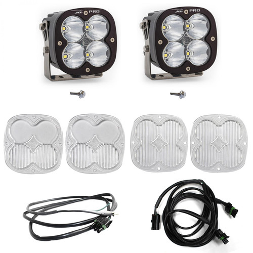 XL Pro A-Pillar LED Light Kit, Spot, Clear, Upfitter Harness | (21-24) Bronco, (22-24) Bronco Raptor  | 447752UP