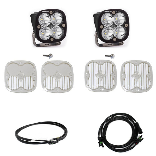 Squadron Sport A-Pillar LED Light Kit, Spot, Clear, Upfitter Harness | (21-24) Bronco, (22-24) Bronco Raptor  | 447755UP