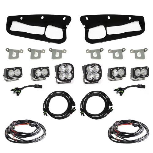 Squadron Pro/S2 Sport Fog Pocket LED Light Kit, Dual, Multi-Pattern, Clear | (21-23) Bronco, (22-24) Bronco Raptor OE Steel Bumper | 447763