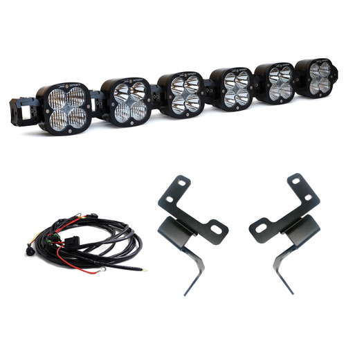 XL Linkable Roof LED Light Kit, Multi-Pattern, Clear | (21-24) Bronco OE Plastic Bumper | 447768