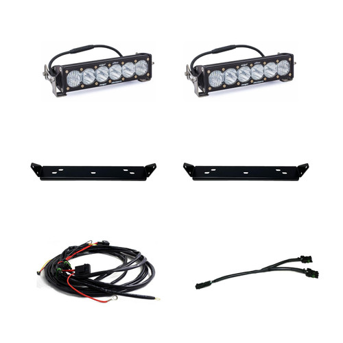 OnX6 Grille Mount LED Light Kit, Dual, 10" LED Light Bar, Driving/Cornering, Clear | (21-24) F-150 Raptor, (24-25) F-150 Raptor 37/R  | 448063