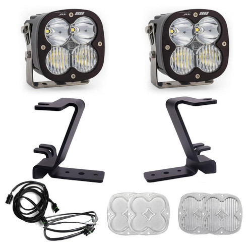 XL80 A-Pillar LED Light Kit, Driving/Cornering, Clear, Upfitter Harness | (23-24) Super Duty F-250/F-350  | 448212UP