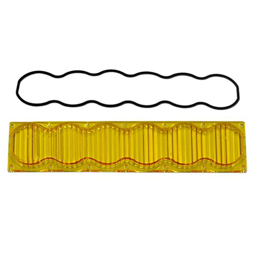 OnX6 Light Bar Lens Kit, 10" Light Bar, Wide/Cornering, Amber | Universal  | 458116