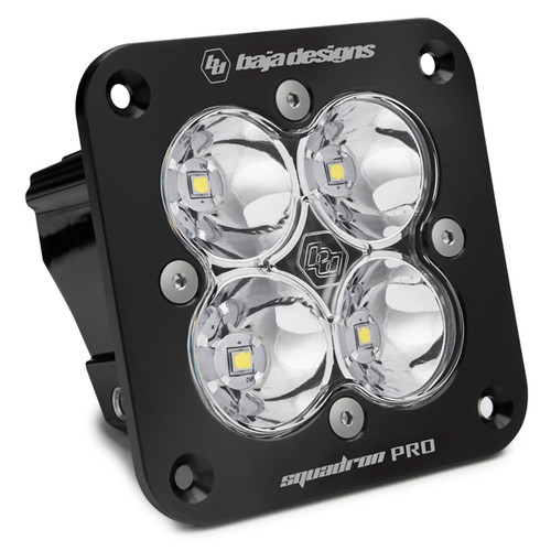Squadron Pro Flush Mounted LED Pod Light, Spot, Clear | Universal  | 491001