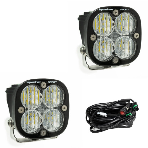Squadron Sport LED Pod Light, Pair, Wide/Cornering, Clear | Universal  | 557805