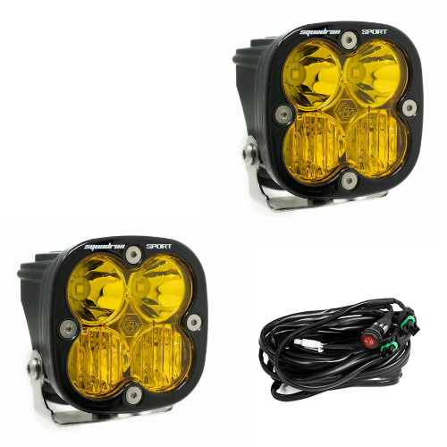 Squadron Sport LED Pod Light, Pair, Driving/Cornering, Amber | Universal  | 557813