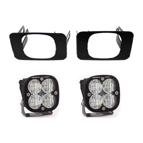 Squadron Sport Fog Pocket LED Light Kit Wide/Cornering, Clear, Wide/Cornering, Clear | (15-20) F-150, (17-22) Super Duty F-250/F-350  | 630816