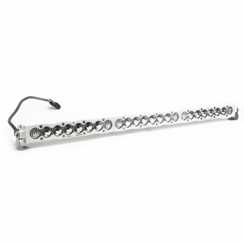 S8 LED Light Bar, 30" Light Bar, Driving/Cornering, Clear, White Housing | Universal  | 703003WT