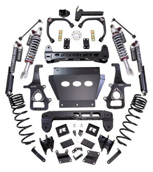 6'' MAX3.3 Suspension System, With Falcon 3.3 Struts/Shocks | (19-24) Ram 1500, 4WD | 42-19640