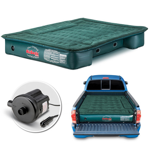 AirBedz Lite Mid-Size Air Matress Truck Bed, 6-6.5' Bed, Portable DC Air Pump, 16' Cord | PPI-PV203C