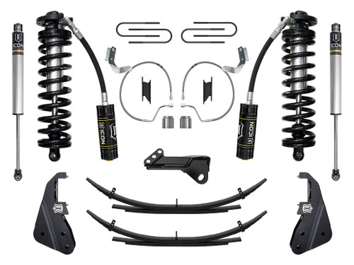 Icon Vehicle Dynamics | Stage 1 Coilover Conversion System w/ Expansion Packs, 4-5.5" Lift | (23-23) Super Duty F-250/F-350, 4WD | K63171L