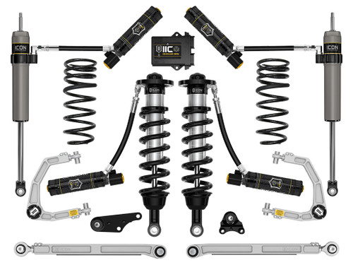 Icon Vehicle Dynamics | Stage 10 Suspension System, Billet UCA w/ Triple Rate Rear Springs, 1.25-3" Lift | (24-24) Tacoma | K53300S
