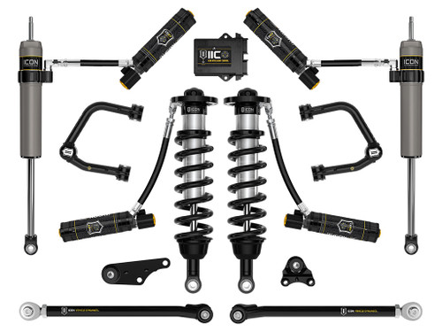 Icon Vehicle Dynamics | Stage 10 Suspension System, Tubular UCA, 1.25-3" Lift | (24-24) Tacoma | K53300T