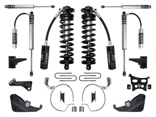 Icon Vehicle Dynamics | Stage 2 Coilover Conversion System, 4-5.5" Lift | (23-23) Super Duty F-250/F-350, 4WD | K63172
