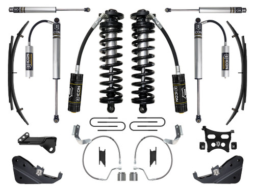 Icon Vehicle Dynamics | Stage 2 Coilover Conversion System w/ Expansion Packs, 4-5.5" Lift | (23-23) Super Duty F-250/F-350, 4WD | K63172L Icon Vehicle Dynamics | Stage 2 Coilover Conversion System w/ Expansion Packs, 4-5.5" Lift | (23-23) Super Duty F-250/F-350, 4WD | K63172L