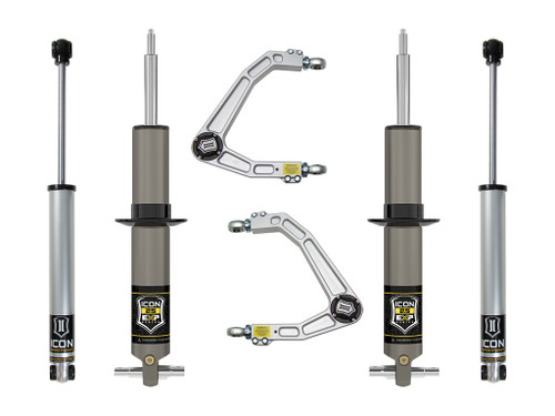 Icon Vehicle Dynamics | Stage 2 EXP Suspension System, Billet, 2.375-3.75" Lift | (19-23) Silverado/Sierra 1500 | K73072