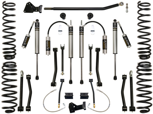 Icon Vehicle Dynamics | Stage 2 Suspension System, 4.5" Lift | (07-18) Wrangler JK | K24002