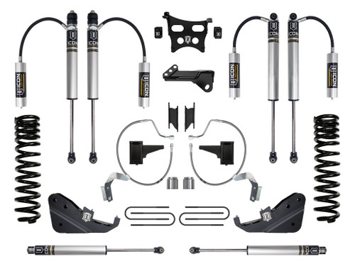 Icon Vehicle Dynamics | Stage 2 Suspension System, 4.5" Lift | (23-23) Super Duty F-250/F-350, 4WD, Gas | K64532