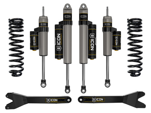 Icon Vehicle Dynamics | Stage 2 Suspension System w/ Radius Arms, 2.5" Lift | (23-23) Super Duty F-250/F-350, 4WD, Diesel | K62562R