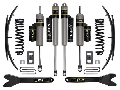 Icon Vehicle Dynamics | Stage 2 Suspension System w/ Radius Arms and Expansion Packs, 2.5" Lift | (23-23) Super Duty F-250/F-350, 4WD, Diesel | K62562RL