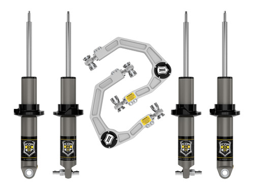 Icon Vehicle Dynamics | Stage 2 Suspension System, Billet, 0-2" Lift | (21-23) Bronco, HOSS 2.0 Pkg | K40012