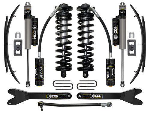 Icon Vehicle Dynamics | Stage 3 Coilover Conversion System w/ Radius Arms & Expansion Packs, 2.5-3" Lift | (23-24) Super Duty F-250/F-350, 4WD | K63163RL