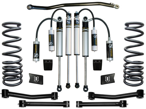 Icon Vehicle Dynamics | Stage 3 Suspension System, 2.5" Lift | (03-13) Ram 2500/3500, 4WD | K212503T