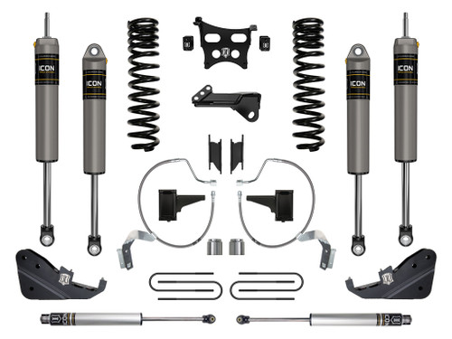 Icon Vehicle Dynamics | Stage 3 Suspension System, 4.5" Lift | (23-23) Super Duty F-250/F-350, 4WD, Gas | K64533
