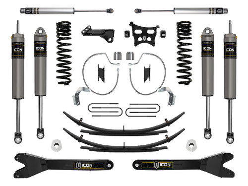 Icon Vehicle Dynamics | Stage 3 Suspension System w/ Radius Arms & Expansion Packs, 4.5" Lift | (23-23) Super Duty F-250/F-350, 4WD, Diesel | K64543RL