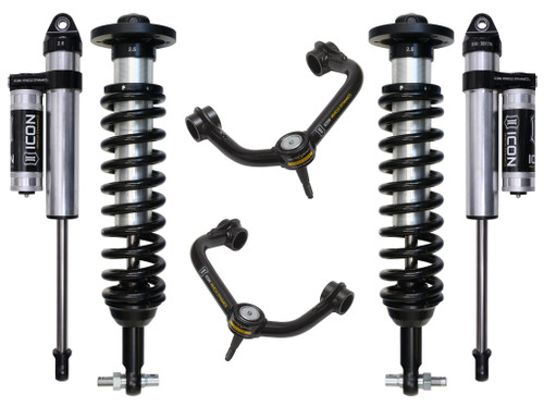Icon Vehicle Dynamics | Stage 3 Suspension System, Tubular UCA, 0-3" Lift | (15-20) F-150, 2WD | K93093T