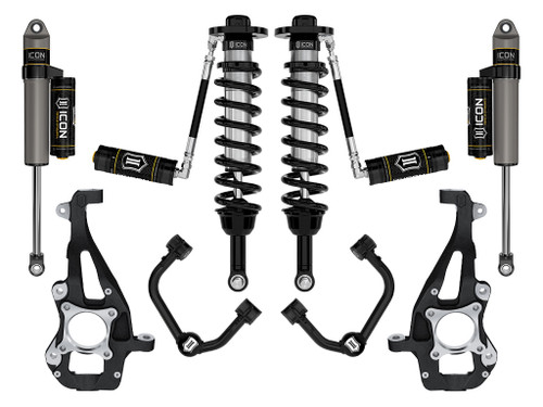 Icon Vehicle Dynamics | Stage 3 Suspension System, Tubular UCA, 3.5-4.5" Lift | (21-23) F-150, 4WD | K93143T