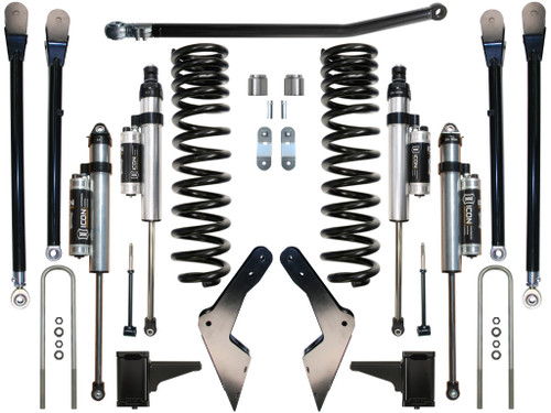 Icon Vehicle Dynamics | Stage 4 Suspension System, 4.5" Lift | (05-07) Super Duty F-250/F-350 | K64503