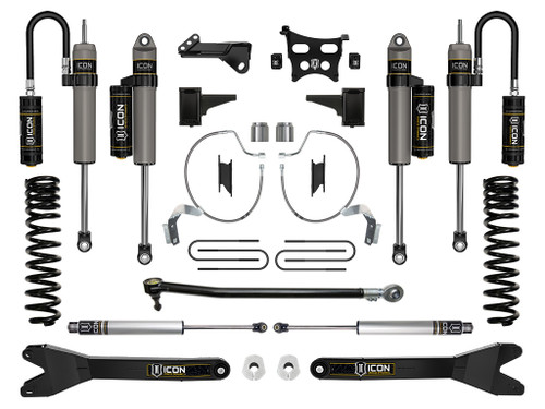 Icon Vehicle Dynamics | Stage 4 Suspension System w/ Radius Arms, 4.5" Lift | (23-23) Super Duty F-250/F-350, 4WD, Gas | K64534R