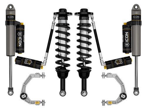 Icon Vehicle Dynamics | Stage 4 Suspension System, Billet, CDCV, 2.75-3.5" Lift | (21-24) F-150, 4WD | K93134