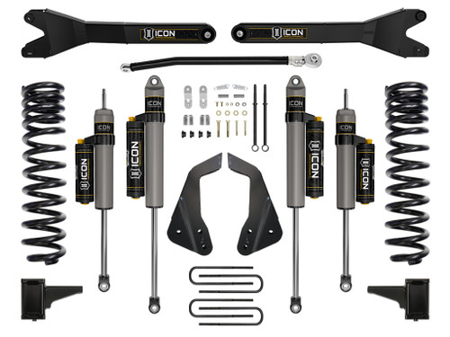 Icon Vehicle Dynamics | Stage 4 Suspension System, w/Radius Arm, 4.5" Lift | (05-07) Super Duty F-250/F-350 | K64503R