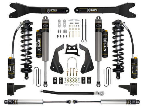 Icon Vehicle Dynamics | Stage 5 Coilover Conversion w/Radius Arm, 4-5.5" Lift | (05-07) Super Duty F-250/F-350 | K63115R