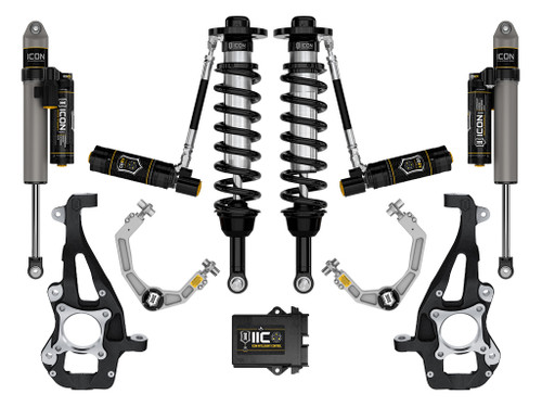Icon Vehicle Dynamics | Stage 5 Suspension System, Billet UCA, 3.5-4.5" Lift | (21-23) F-150, 4WD | K93145