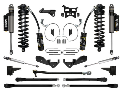 Icon Vehicle Dynamics | Stage 6 Coilover Conversion System, 4-5.5" Lift | (23-23) Super Duty F-250/F-350, 4WD | K63176