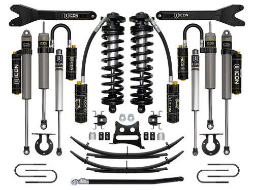 Icon Vehicle Dynamics | Stage 6 Coilover System w/ Leaf Springs, 2.5-3" Lift | (08-10) Super Duty F-250/F-350 | K63186