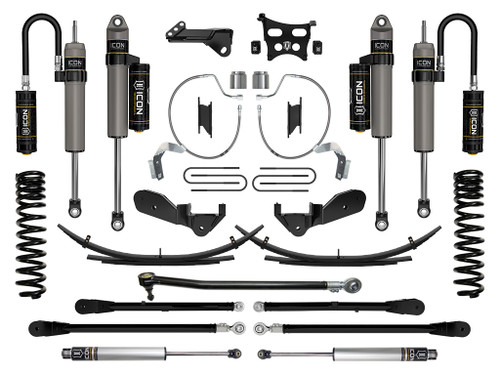 Icon Vehicle Dynamics | Stage 6 Suspension System w/ Expansion Packs, 4.5" Lift | (23-23) Super Duty F-250/F-350, 4WD, Gas | K64536L