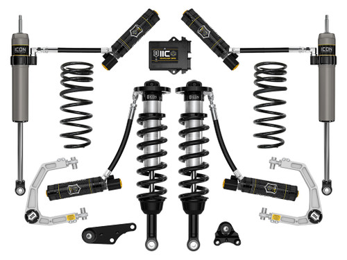 Icon Vehicle Dynamics | Stage 6 Suspension System, Billet UCA w/ Triple Rate Rear Springs, 1.25-3" Lift | (24-24) Tacoma | K53296S