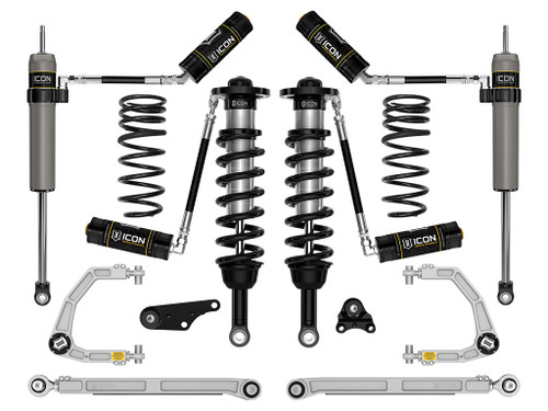 Icon Vehicle Dynamics | Stage 7 Suspension System, Billet UCA w/ Triple Rate Rear Springs, 1.25-3" Lift | (24-24) Tacoma | K53297S