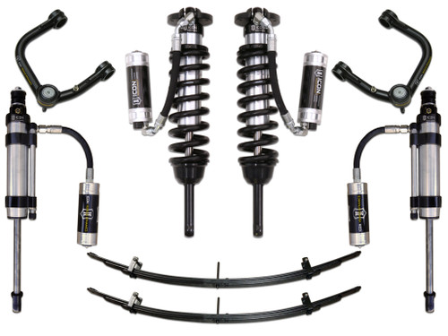 Icon Vehicle Dynamics | Stage 7 Suspension System, Tubular UCA, 0-2.75" Lift | (05-23) Tacoma | K53007T
