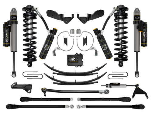 Icon Vehicle Dynamics | Stage 8 Coilover Conversion System w/ Expansion Packs, 4-5.5" Lift | (23-23) Super Duty F-250/F-350, 4WD | K63178L
