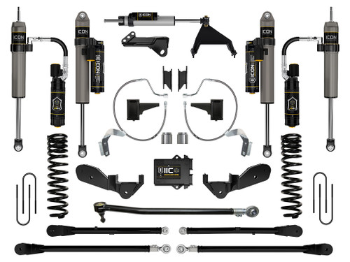 Icon Vehicle Dynamics | Stage 8 Suspension System, 4.5" Lift | (23-23) Super Duty F-250/F-350, 4WD, Gas | K64538