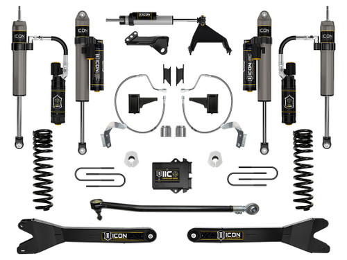 Icon Vehicle Dynamics | Stage 8 Suspension System w/ Radius Arms, 4.5" Lift | (23-23) Super Duty F-250/F-350, 4WD, Gas | K64538R