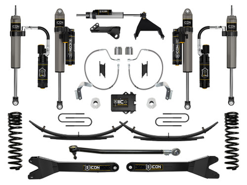 Icon Vehicle Dynamics | Stage 8 Suspension System w/ Radius Arms & Expansion Packs, 4.5" Lift | (23-23) Super Duty F-250/F-350, 4WD, Diesel | K64548RL