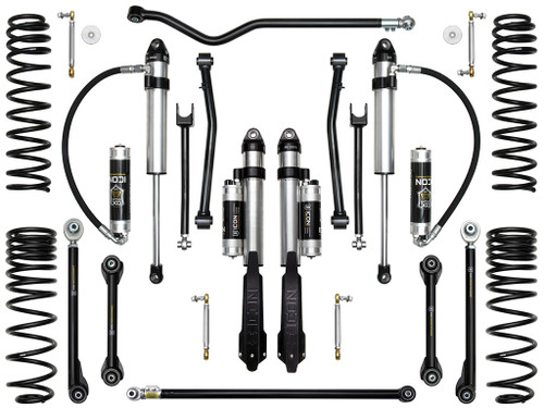 Icon Vehicle Dynamics | Stage 8 Suspension System, Tubular UCA, 2.5" Lift | (20-22) Gladiator | K22108T